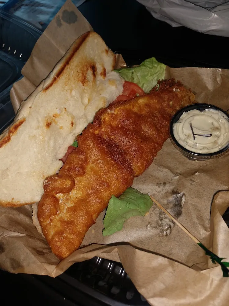 Lunch Walleye Sandwich